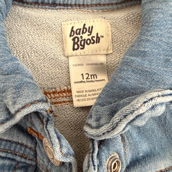 Baby Oshkosh Kids Blue Denim Button-Up Jacket - Picture 2 of 4